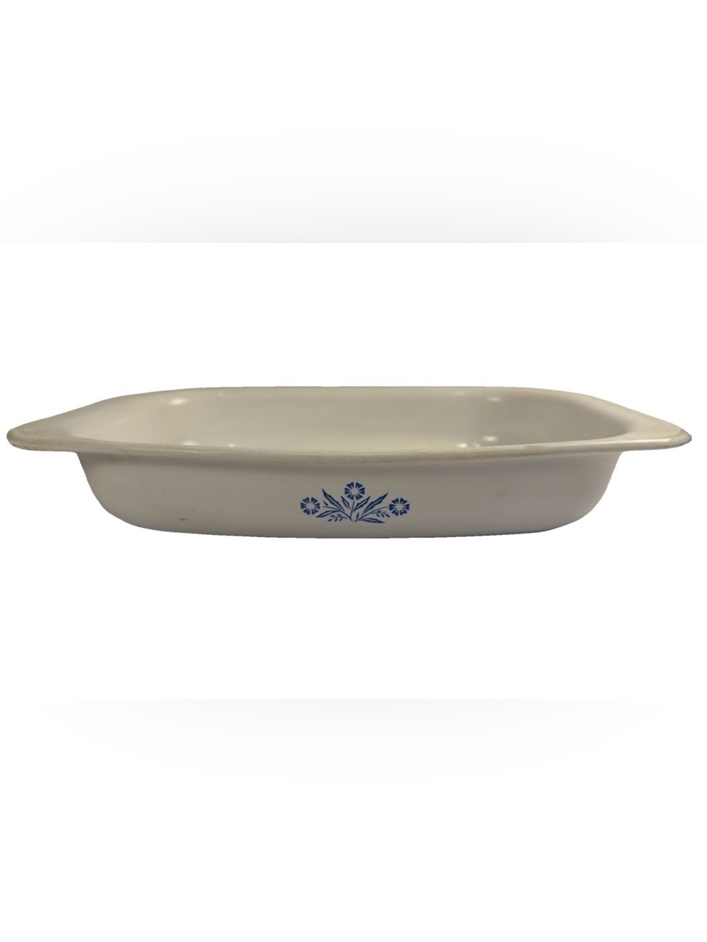Vintage Corning Ware Blue Cornflower Roaster, P-21 Dimensions 13x9x2